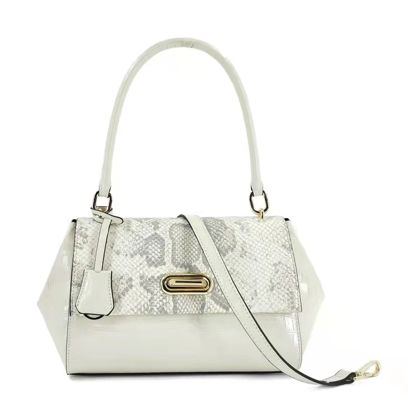 

Wholesale Hot Genuine Leather Crossbody Women Hand Bag Snake Printed Designer Handbags Famous Brands Luxury Shoulder Bag Purses