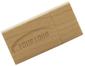 Bamboo USB Flash Drive Box