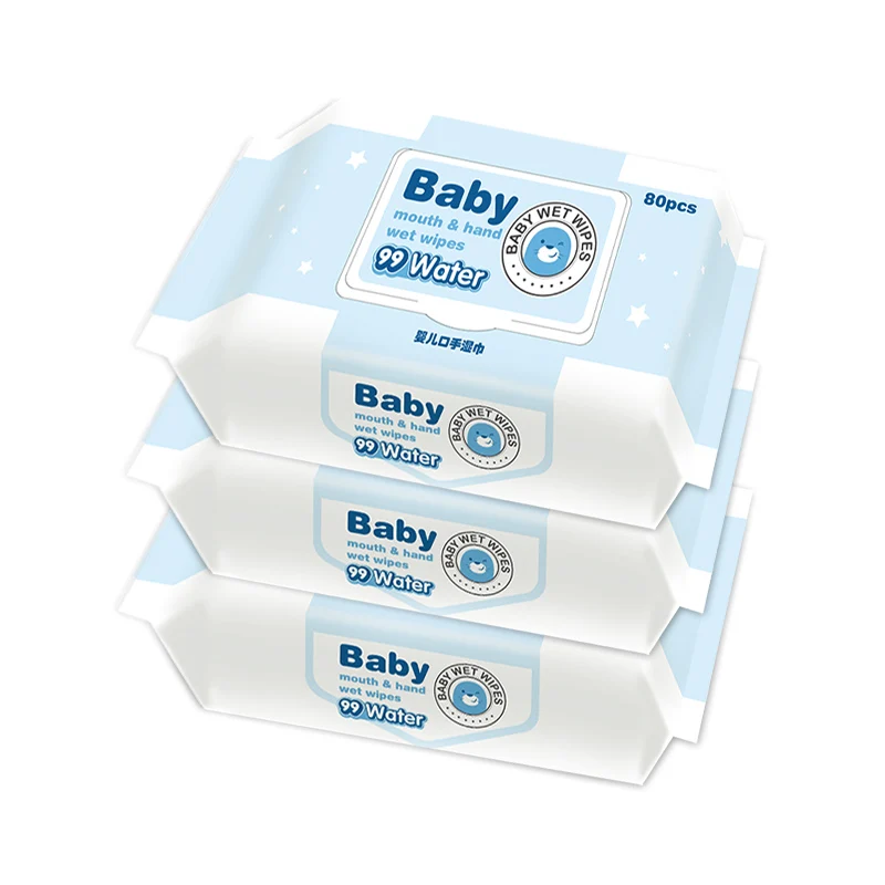 

Hot Selling Pure Cotton Natural Baby Wipes For Sensitive Skin Custom Dry Private Label Baby Wipes