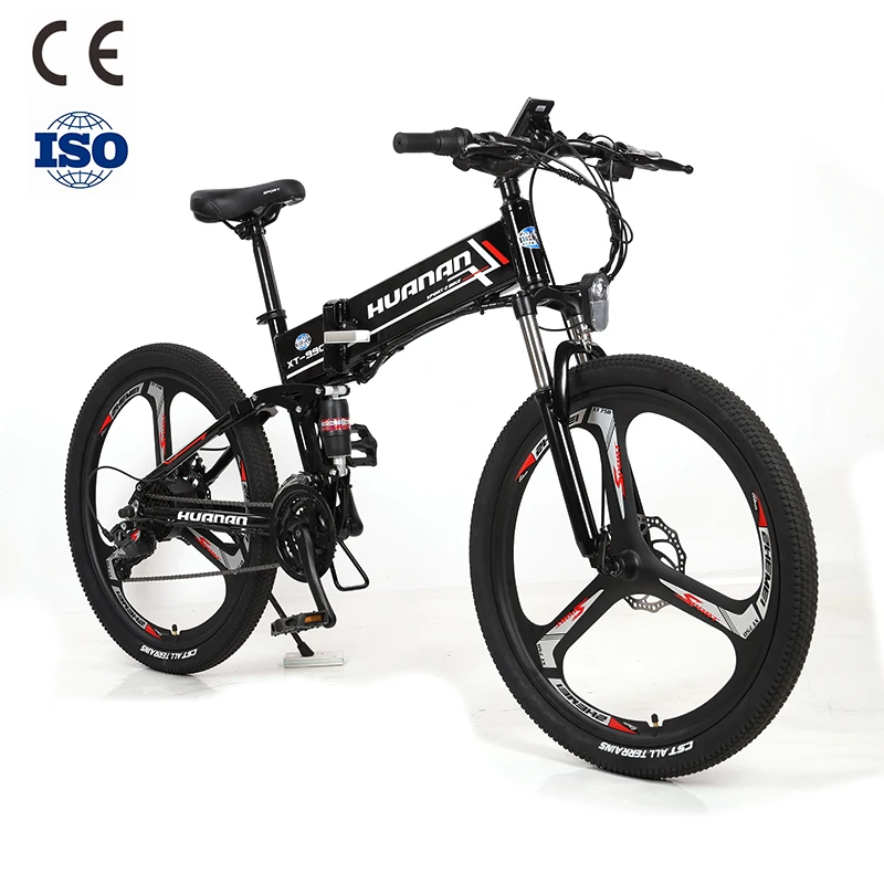 

2021 High Quality Mountainbikes Other Parts Motor Bike Mountain 26 Inch Battery Folding Electric Bicycle, Red blue white