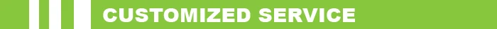 CUSTOMIZED SERVICE