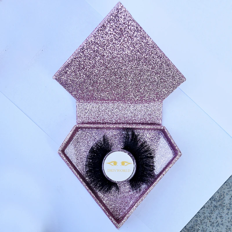 

Customization Eshinee Mink Lashes 25 mm 3D 5D mink eyelashesWith Custom Packaging Your Own Logo Eyelash Box