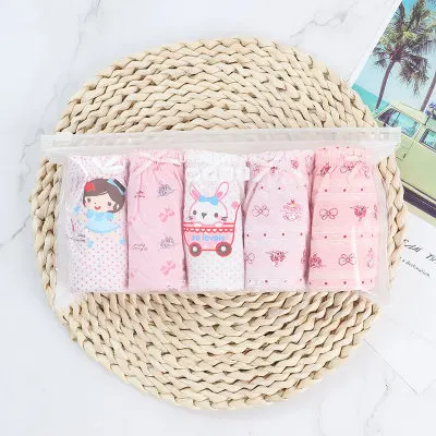 

High Quality Cotton Material Underwear Kids Lingerie Panties Cartoon Printing Children Lingerie