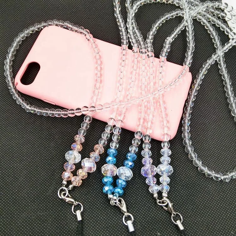 

Free Shipping Lanyard for Keys Universal Artificial Pearl Neck Straps Cell Phone Belt Hang Chain Key ID Pass Card Phone Straps