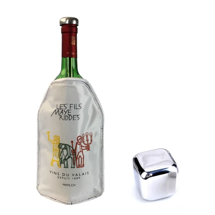 

Individual wine beer bottle cooler sleeve&gel pack wine cooler, Customized