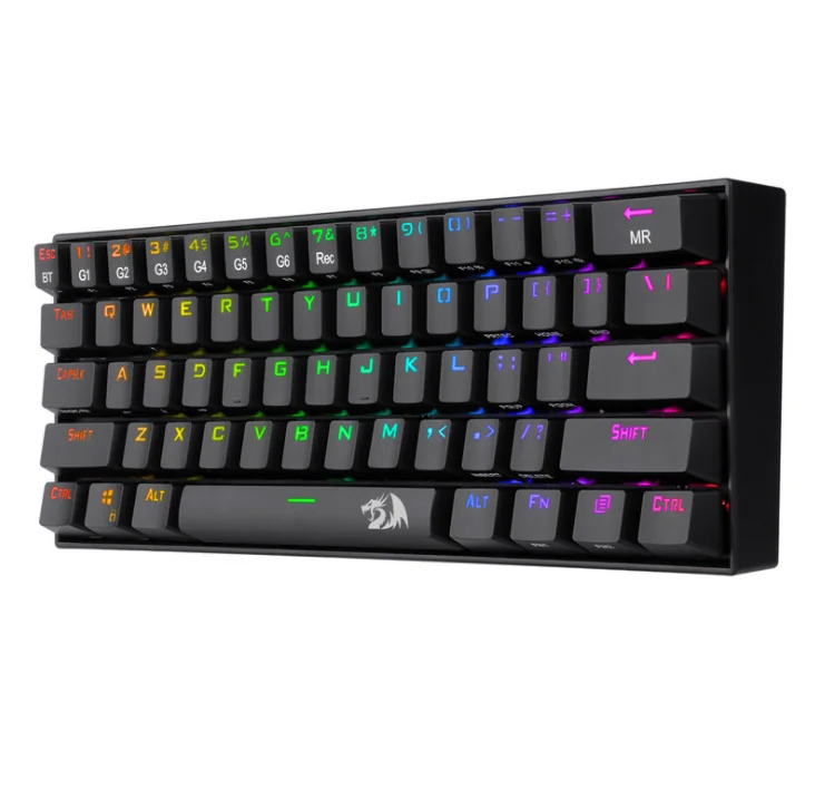 

Reddragon K530 Mechanical Keyboard Gaming Keyboard Wird RGB Gaming Mechanical Keyboard, Black