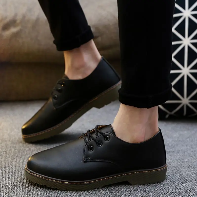 

hot sale cow leather upper rubber outsole not grind feet men genuine leather dress men office leather shoes, Optional