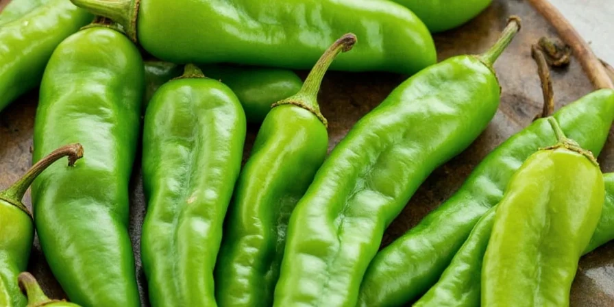 Serrano pepper identification guide showing green to red maturity stages