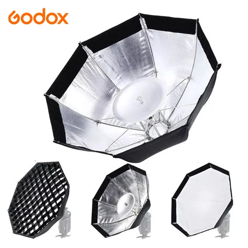 

Godox AD-S7 Multifunctional Soft Box Octagonal Honeycomb Grid Umbrella Softbox for WITSTRO Flash Speedlite AD200 AD180 AD360II