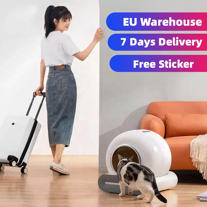 

Dropping Shipping Pet Cat Litter Box Large Size Smart Automatic Cat Litter Box
