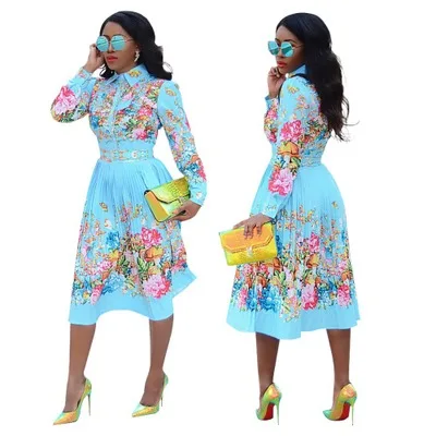 

women clothing vendor Plus size women floral print vintage evening dress