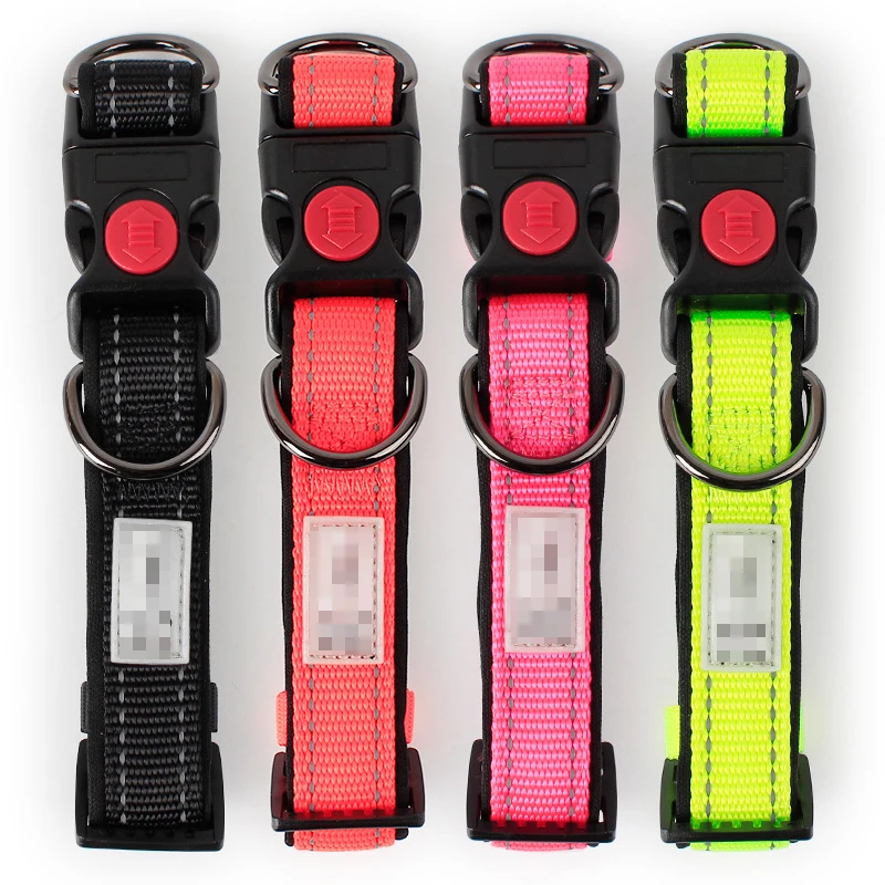 

Designer Soft Adjustable Dog Collar Wholesales Eco dog Collar With Safety Double D-ring for Pet Accessories