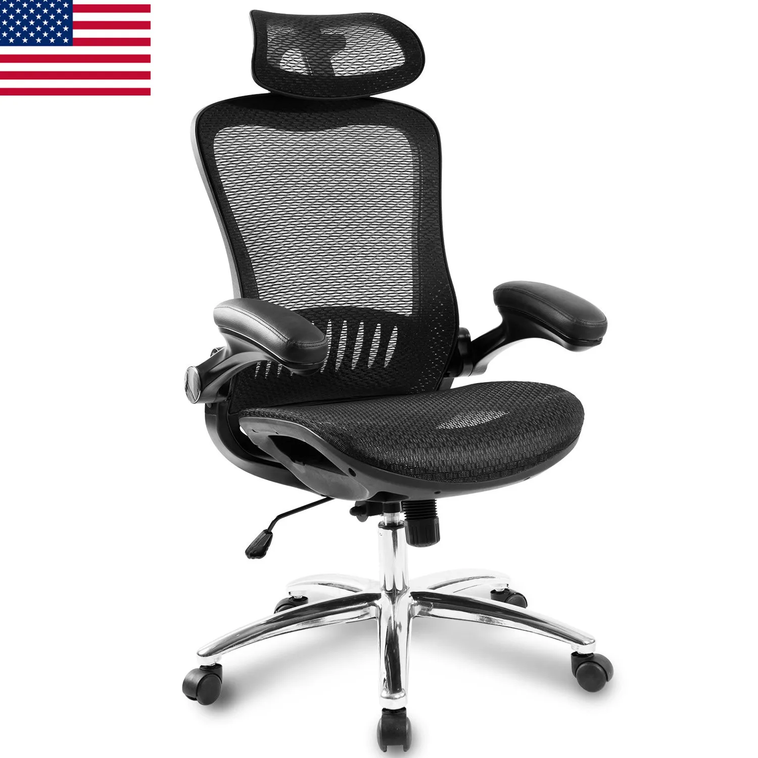 

Buy cheap comfortable lift swivel high back support computer mesh desk chair, Black