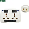 Wholesale German Standard 2Pins 1 to 4 Extension Socket Power Charging Adapter
