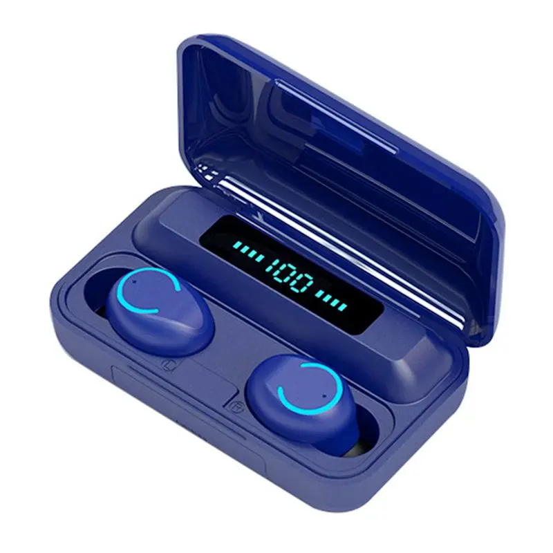 

Macaron F9 Multi Color F9-9 Tws In-ear Headphone Noise Cancelling Stereo Wireless Earbuds Earphone, Black/navy blue/sky blue/pink/yellow