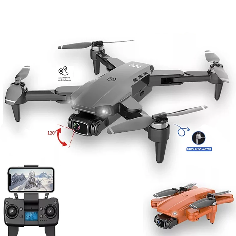 

2021 NEW Dron lyzrc L900 Pro 4K Drone 5G GPS HD dual Camera FPV 28min Flight Brushless Quadcopter Long Range drones l900 drone, Black/gray/orange