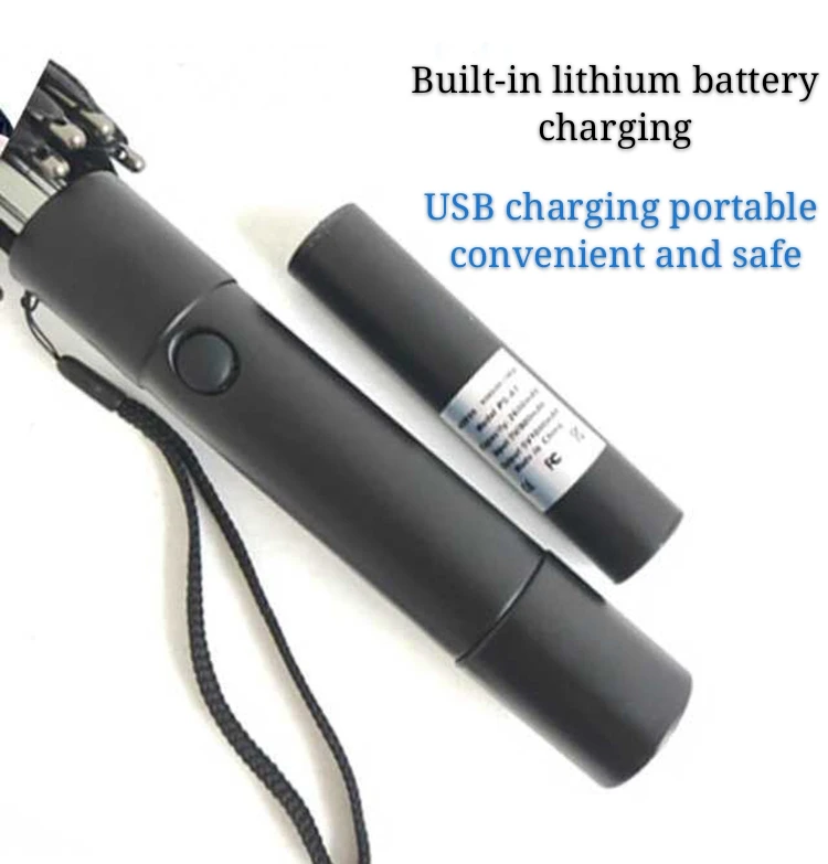 Special USB anti-uv waterproof solar fan straight umbrella