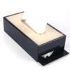 wholesale square black acrylic tissur storage box with lid for hotel