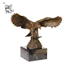 factory supply low price high quality brass flying eagle sculpture for sale BRAED-16