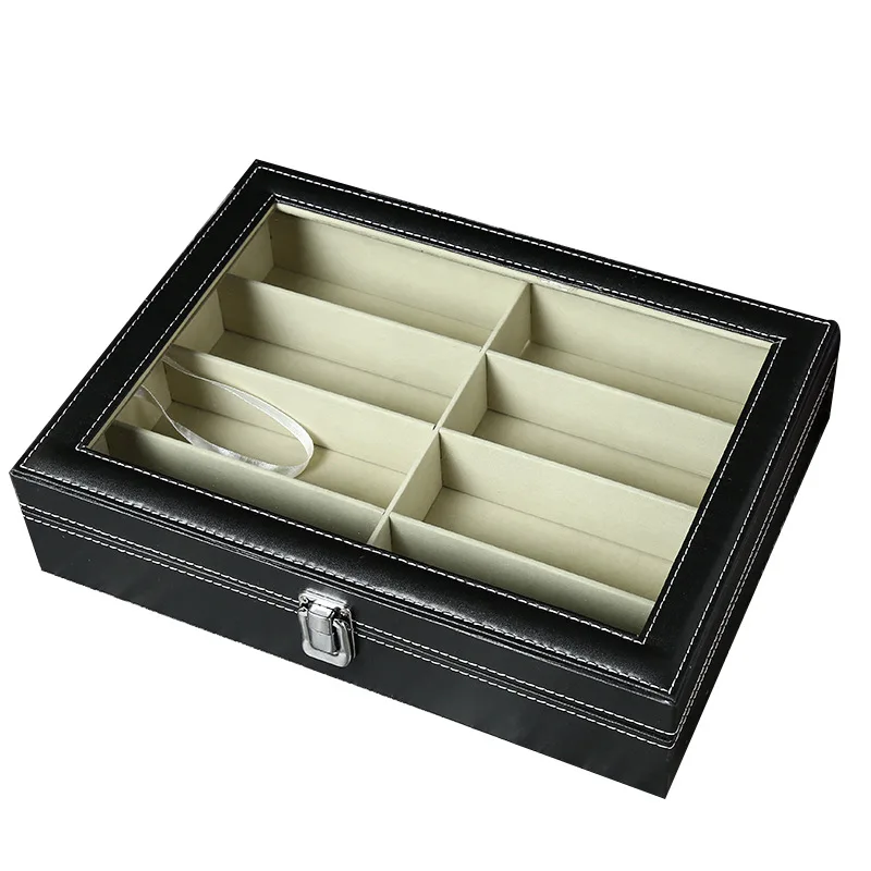 

Multiple Glasses Storage Case Sun Glass Cases Display Case For Glasses, Black