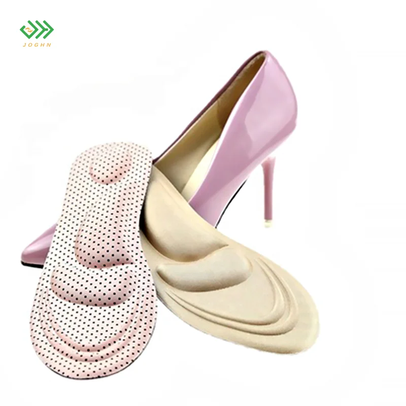 

Wholesale 4D Foam Arch High Heel Support Insole Anti Shock Pain Reduce Slip Relief Shoes Sweaty Breathy Insoles