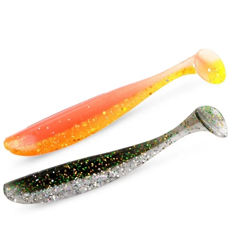

20/40 Set Of Two-color T Tail Soft Bait Blast Fishing Soft Insect 5.5/6.5/7cm Bait Fishing Bait Freshwater Fishing Accessories, 6 colors to choose