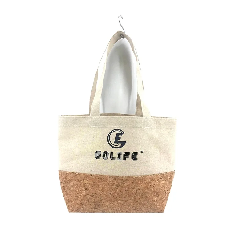 

Promotional Organic Environmental Protection Canvas Cork Shopping Cotton Bag Durable