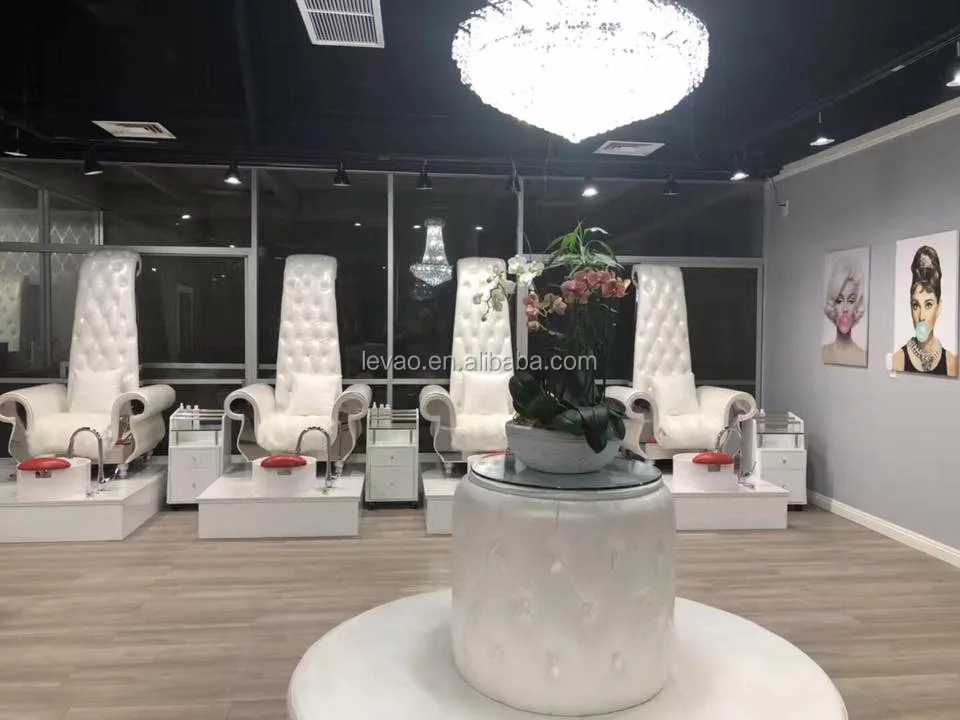 Luxury Nail Salon Used Queen Throne Pedicure Spa Chair With Bowl Buy