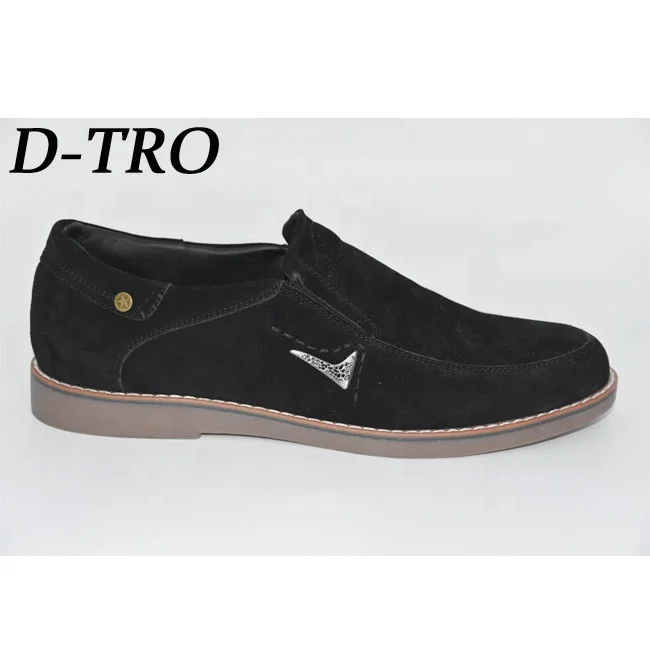 

Hot Sale Leather Upper Custom Fashion Design Casual Leather Shoes For Men, Black /coffee