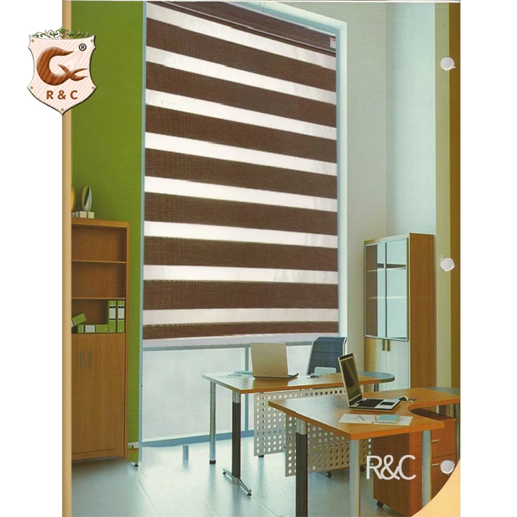 

Hot sale Blackout Zebra Blinds, Popular Price Home Decor Roller Shade Good Quality Sunscreen Manual China supplier /, Black,white,grey,green,linen,yellow,coffee,blue