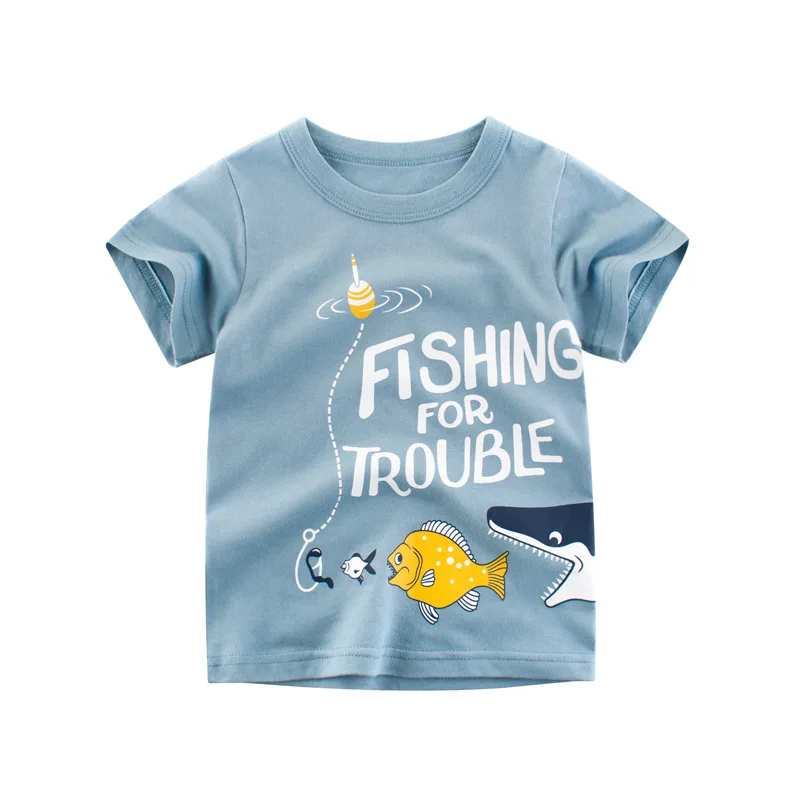 

Summer New Children's Clothing Baby Jacket Boys Short Sleeve T-shirt