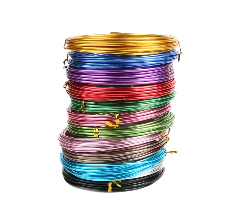 

Factory 1mm-5mm Colored Aluminum Wire Anodized Wholesale Aluminum Wire For Craft, Multi colour