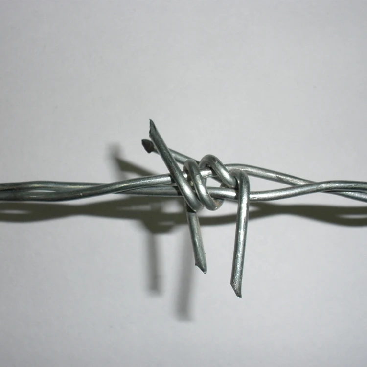 
Galvanized barbed wire gauge12 16 18 24 25kg 50kg rollo China factory supplier 500meters protection fencing  (1600076021309)