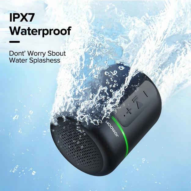 

portable speaker wireless joyroom trending products 2021 new arrivals TWS outdoor mini IPX7 Waterproof Speaker subwoofer speaker