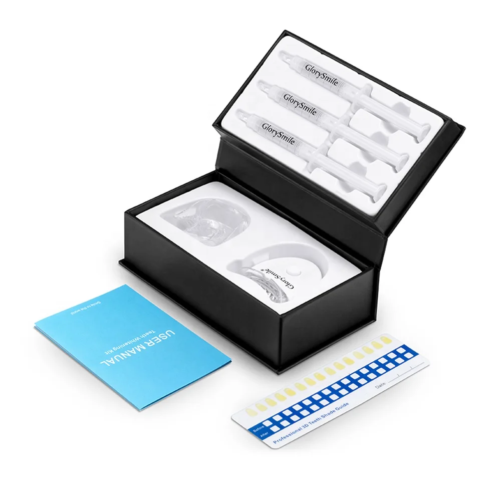 

2021 GlorySmile Professional Non Peroxide 5 LED Cold Blue Teeth Whitening Led Light Kits Private Label