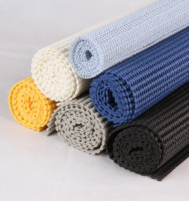 Image of Non adhesive cupboard liner Amazon hot selling PVC kitchen shelf liners