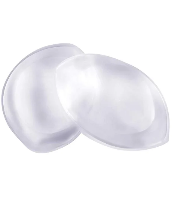 

Silicone Bra Inserts Gel Push Up Breast Pads Bra Padding Bust Enhancer, Nude