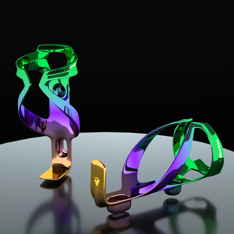 

PROMEND HIGH QUALITY BICYCLE BOTTLE CAGE LIGHTWEIGHT RAINBOW WATER BOTTLE CAGE, Black/red/pink,green/purple/golden,red/golden/green,blue/golden/purple