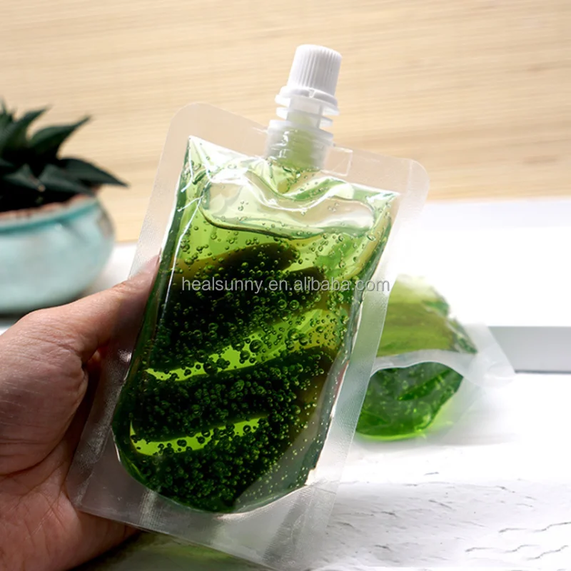 

Natural Skin Care Brightening Anti Pores Aloe Vera Gel Mask, Green