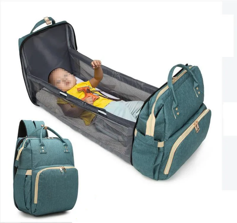 

Baby diaper bag baby crib with changing pad 3 in 1 stroller diaper tote bag