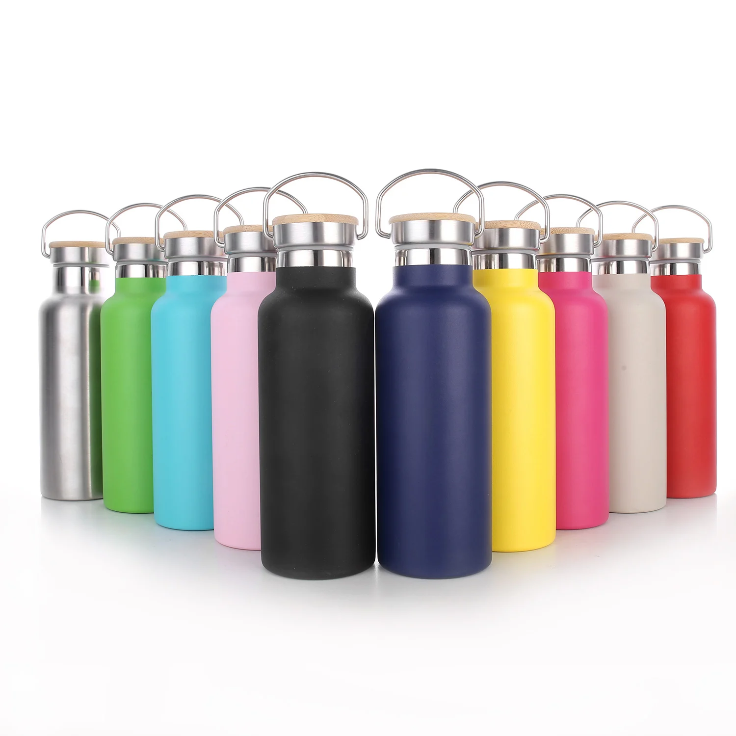 

Hot Selling 18/8 Stainless Steel Sports Water Bottle 500ml Insulated Narrow Mouth flask