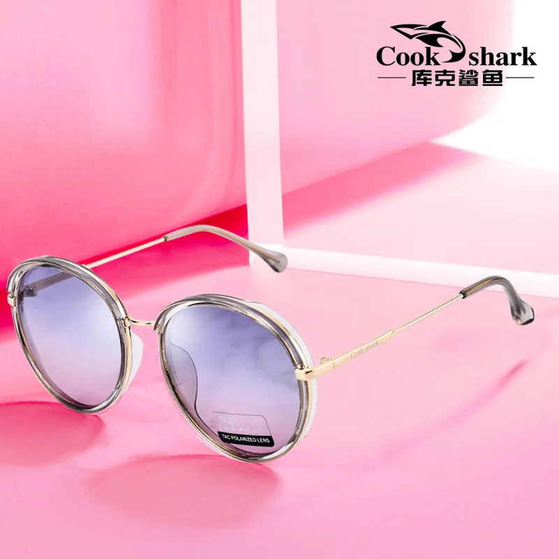 

Cook Shark sunglasses ladies polarized sunglasses women 2021 new Korean version of tide UV glasses driving glasses