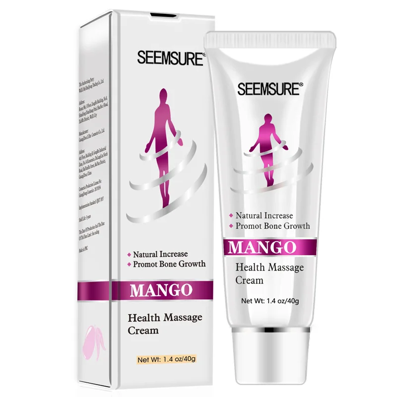

Natural Increase Cream Promote Bone Growth Mango Health Height Increase Massage Cream