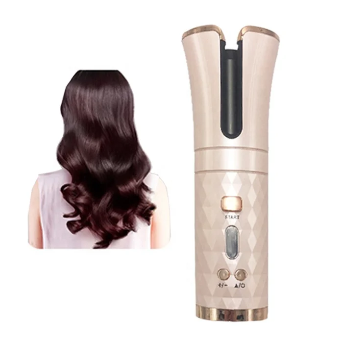 

innovative products 2021 hair curlers rollers small hair rollers curlers usb automatic hair curler, Silver gray, pink,white