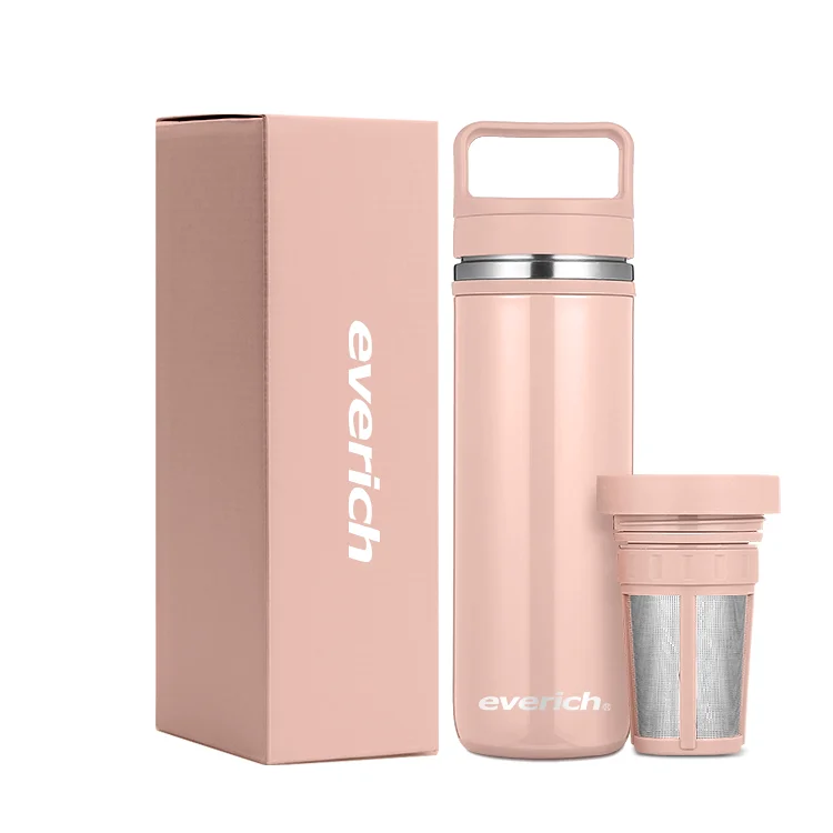 

Vacuum Insulated Stainless Steel Travel Mug Coffee Tumbler Vacuum Coffee Mug with handle Infuser, Customized color acceptable