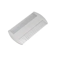 

Man Pocket Comb Anti-Static Hair Comb Beard Mustache Combo Stainless Steel Comb