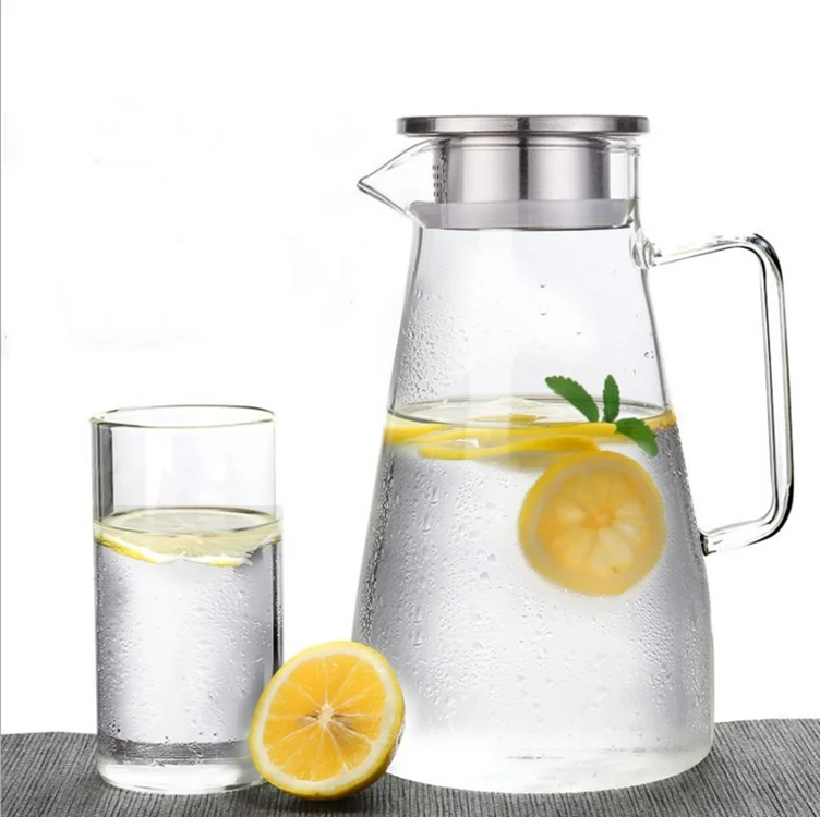 

Household cold water bottle heat-resistant high-temperature explosion-proof large-capacity transparent Glass jug