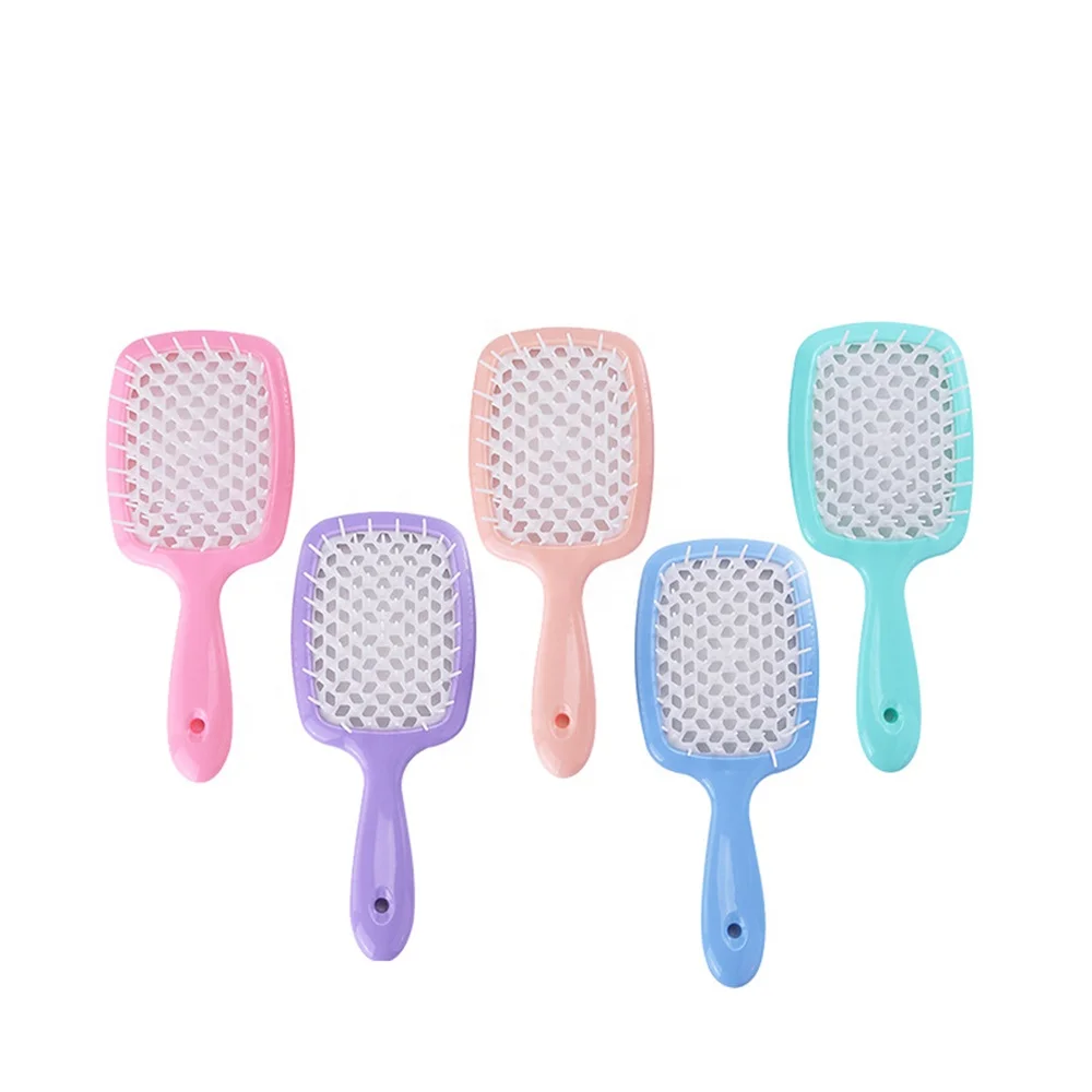 

YDM New Wide Teeth Air Cushion Combs Women Scalp Massage Comb Hair Brush Hollowing Out Home Salon DIY Hairdressing Tool, Picture