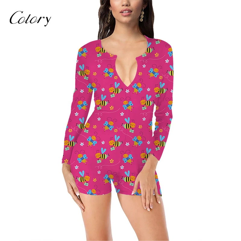 

Colory T-shirt Network Clothing Women Cartoon Suit, Picture shows