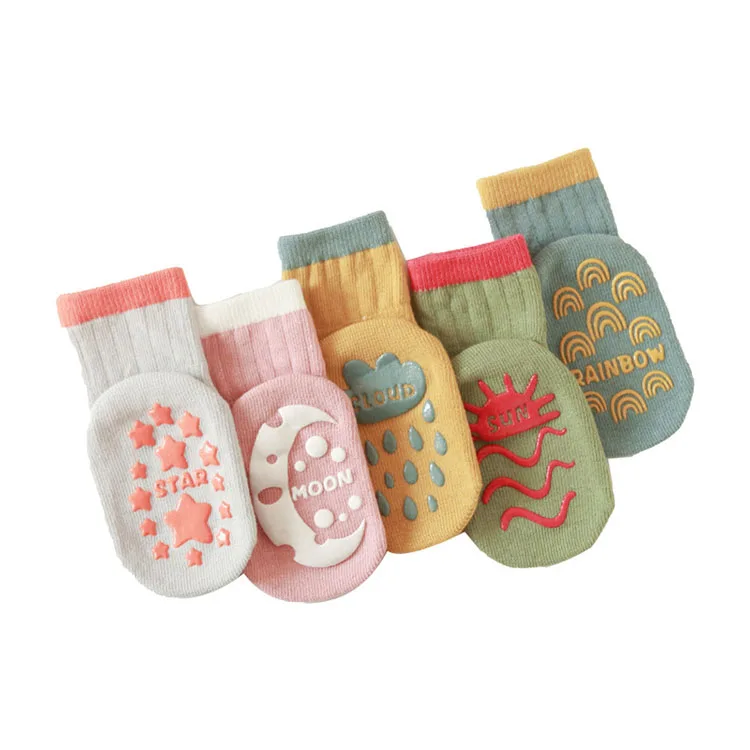 

New baby floor socks Pattern dispensing socks for toddlers Children's socks